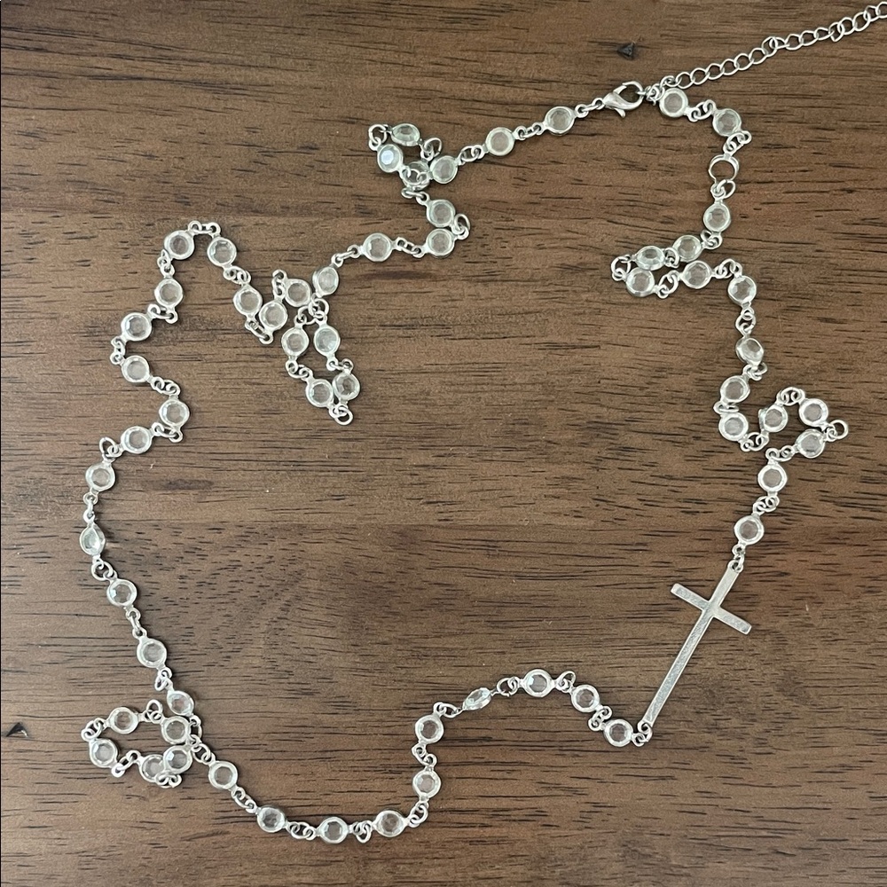 Silver Cross Necklace